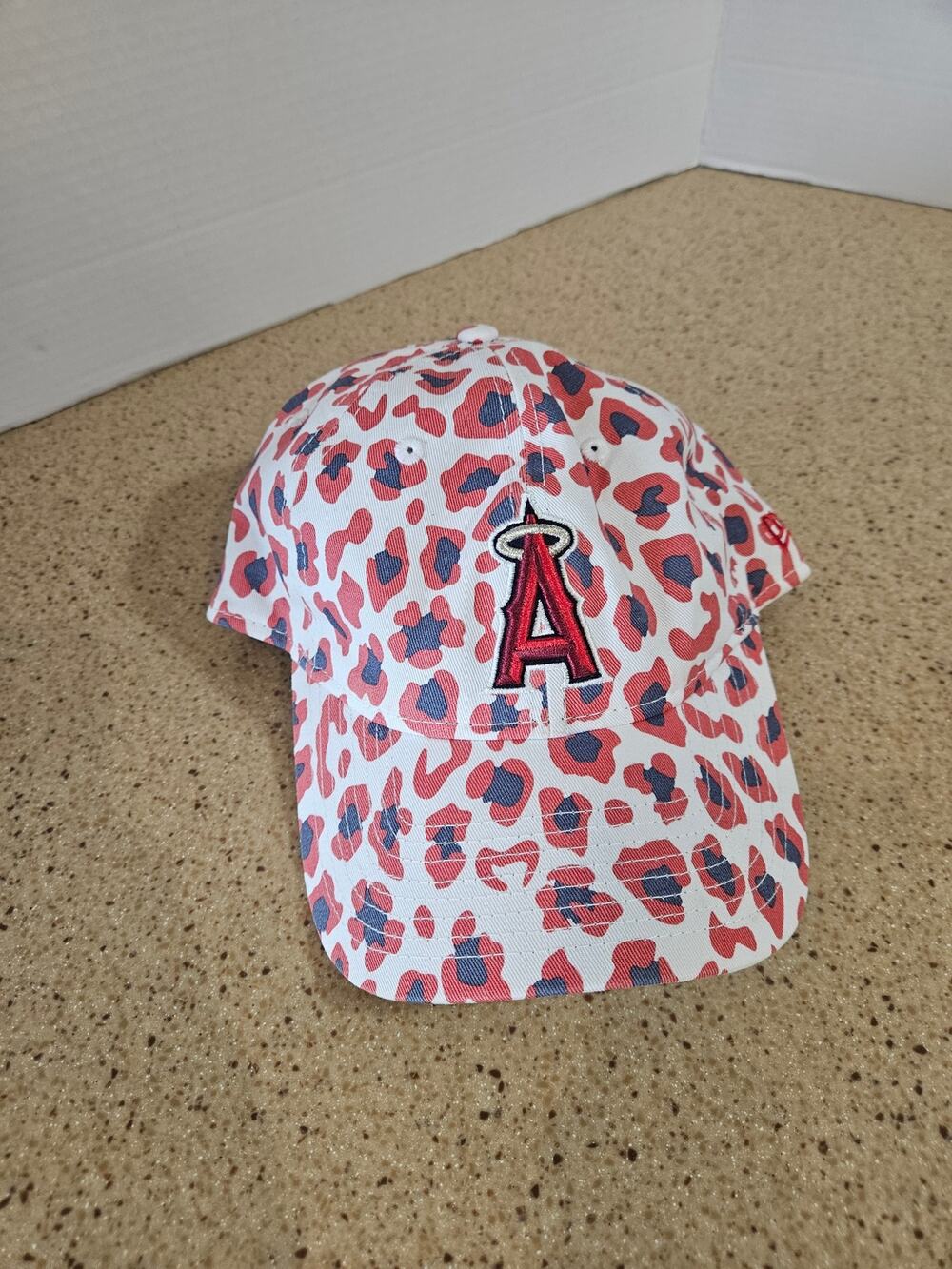 New Era MLB Los Angeles Angels Women's Leopard Active 9TWENTY Adjustable Hat